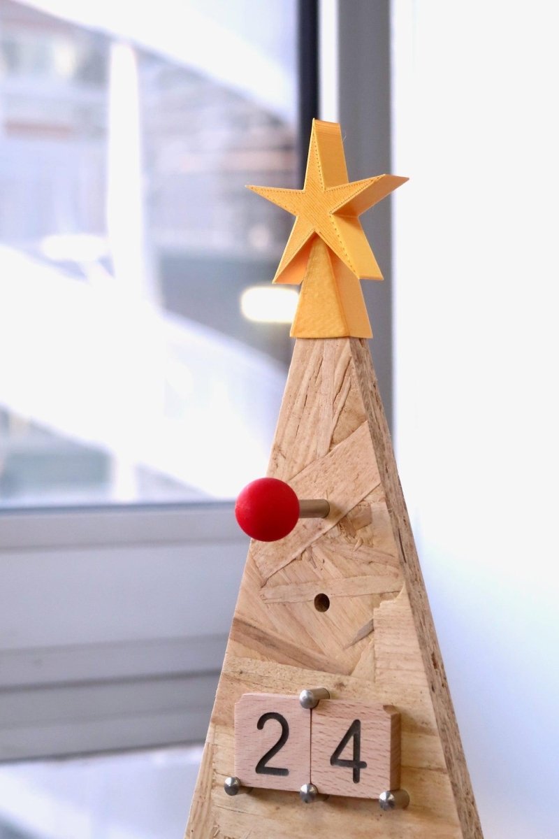 Sapin de Noël en bois écologique et durable - Aire - SAP1-K1 - 14