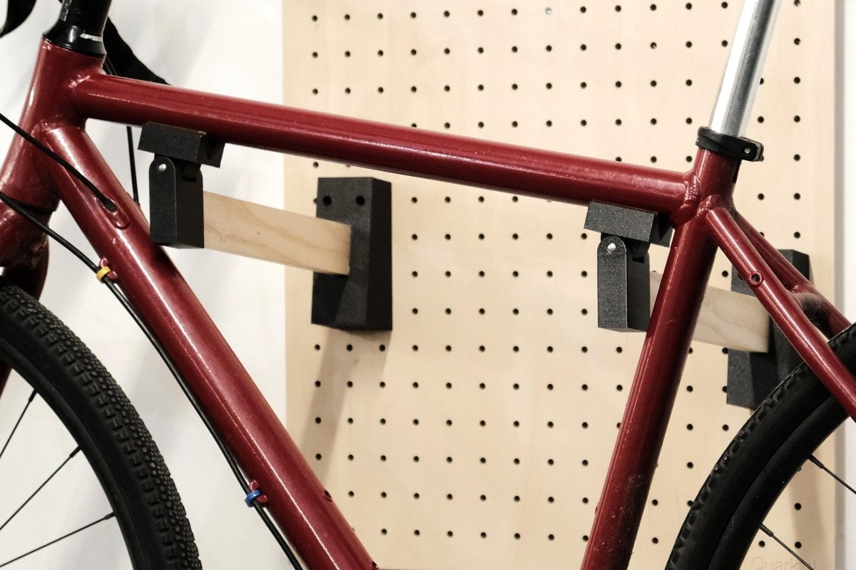 Support Velo Mural pour Pegboard : Porte Vélo Mural - Accessoires - Aire - A119-2 - 4