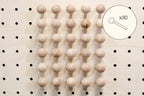 Tourillons en bois pour Pegboard avec billes en bois tournées - Accessoires - Aire - A61-1 - 9