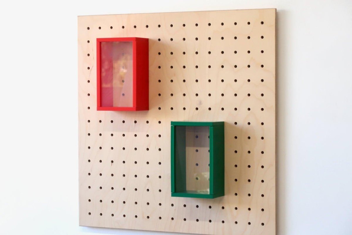 Vitrine produits pour Pegboard - Présentoir produits sur panneau perforé - Accessoires - Aire - A148-17 - 2